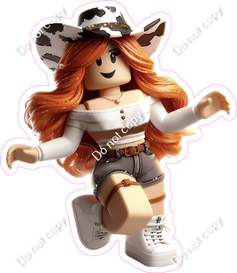Roblox - Girl with Cowboy Hat