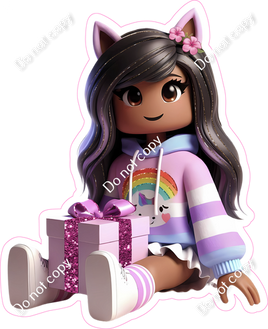 Roblox - Girl Sitting Present
