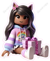 Roblox - Girl Sitting Present