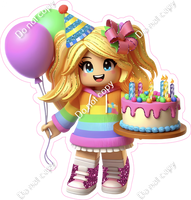 Roblox - Girl with Cake