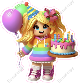 Roblox - Girl with Cake