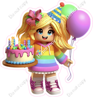 Roblox - Girl with Cake