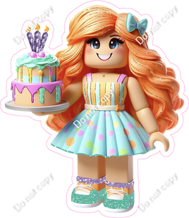 Roblox - Girl with Cake