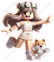 Roblox - Girl with Dog