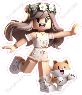 Roblox - Girl with Dog