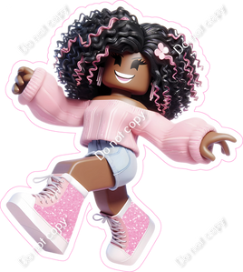 Roblox - Girl with Pink Shoes