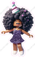 Roblox - Girl with Purple Dress