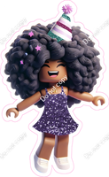 Roblox - Girl with Purple Dress
