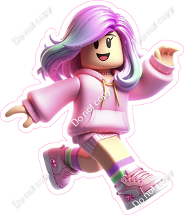 Roblox - Girl with Rainbow Hair