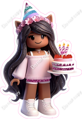 Roblox - Girl with Cake