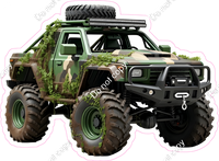 Monster Truck - Green Military
