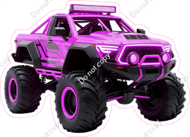 Monster Truck - Hot Pink Cyber