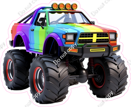 Monster Truck - Rainbow