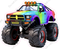 Monster Truck - Rainbow