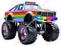 Monster Truck - Rainbow