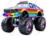 Monster Truck - Rainbow