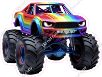 Monster Truck - Rainbow