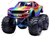 Monster Truck - Rainbow