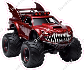 Monster Truck - Red Bat