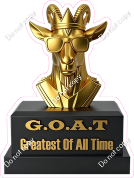 GOAT Greatest of All Time Trophy