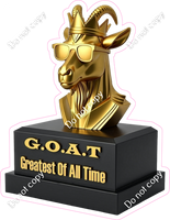 GOAT Greatest of All Time Trophy