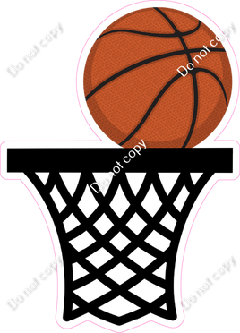 Basketball Hoop and Ball