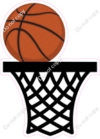 Basketball Hoop and Ball