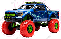Monster Truck with Red Tires