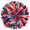 Sparkle Pom-Pom - Red & Navy Blue