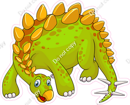 Green Spiky Dinosaur