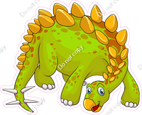 Green Spiky Dinosaur