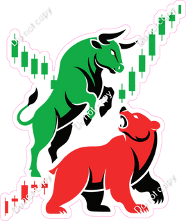 Stock Market / Crypto - Bulls vs Bears Market