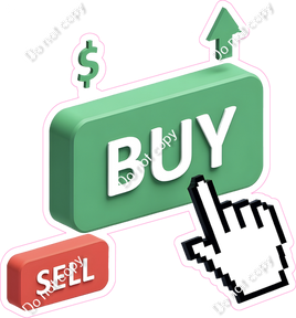 Stock Market / Crypto - Buy Stock Button