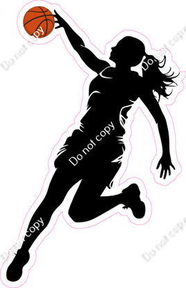 Basketball - Girl Catching Ball