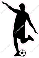 Soccer - Girl Kicking