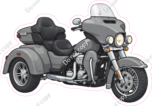 3 Wheel Trike Harley Davidson Motorcycle| Sign Swag USA