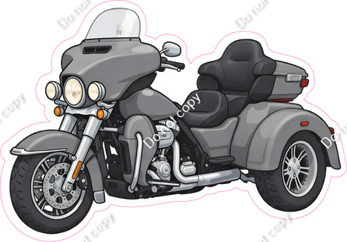 3 Wheel Trike Harley Davidson Motorcycle| Sign Swag USA