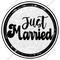 Just Married Circle Statement