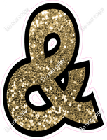 5 pc Gold Sparkle - We Love Our Teachers Themes