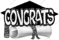 Congrats Statement w/ Cap & Diploma w/ Variant