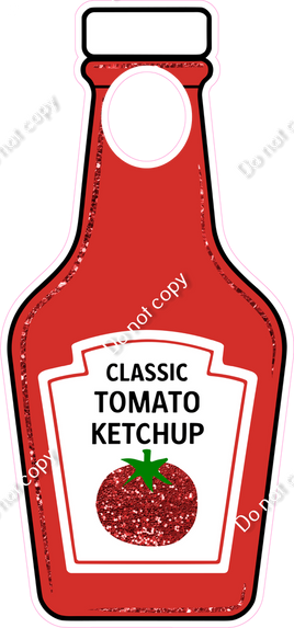 Ketchup Face Cutout