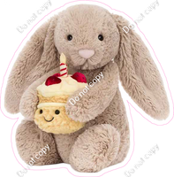 Stuffed Rabbit with Cake