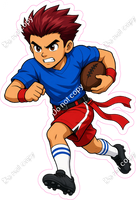 Flag Football Boy Running
