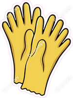 Janitorial - Rubber Gloves