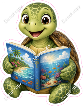 Turtle with Book
