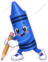 Blue Crayon Character