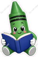 Green Crayon Character