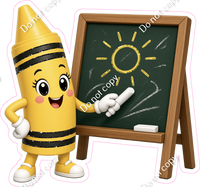 Yellow Crayon Character