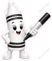 White Crayon Character