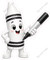 White Crayon Character